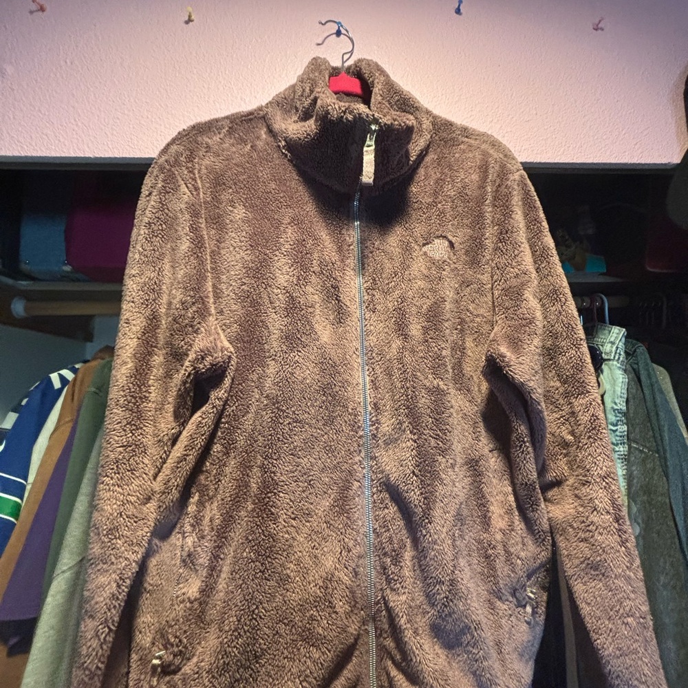 2 Jackets - North Face Women's Dark Rose gold and black  Fleece Jacket